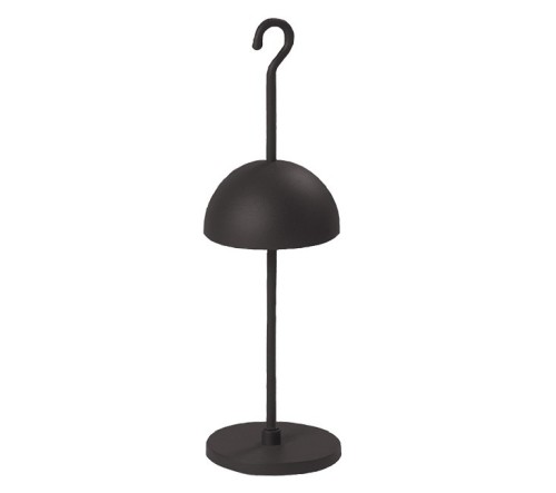 LAMPADA DA TAVOLO LED CON GANCIO 2,5W 120LM IP65 IOTA NERO - MCA 42802