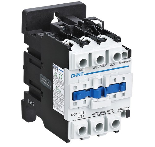 CONTATTORE 3P AC 40A 230V AC3 1NA+1NC NC1-40.11/230V - CHT 222271