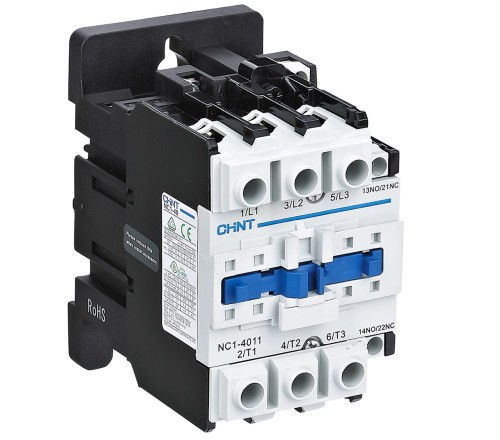 CONTATTORE 3P AC 40A 400V A3 1NA+1NC NC1-40.11/400V - CHT 222286