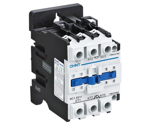 CONTATTORE 3P AC 65A 230V AC3 1NA+1NC NC1-65.11/230V - CHT 222713