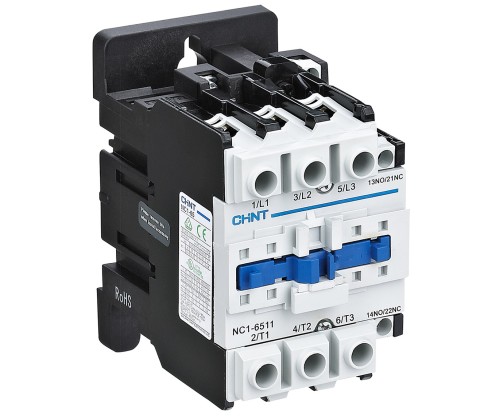CONTATTORE 3P AC 65A 400V AC3 1NA+1NC NC1-65.11/400V - CHT 222728