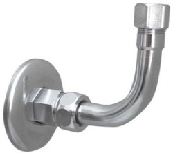CURVETTA SOTTOLAVABO A 90° COMPLETA 1/2"X3/8" D.10 - DIA 211500