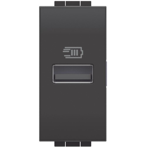 LL - CARICATORE USB TIPO A 1M ANTRACITE - BTI L4191A