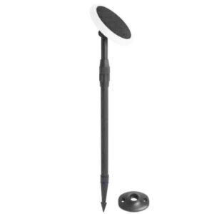 LAMPADA A PICHETTO SOLARE 3W 4000K 260LM IP65 CON PIR NERO - CFG EL107