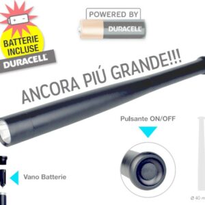 TORCIA LED IN ALLUMINIO 44CM 230LM IP65 NERA DEFENDER - CFG EL011
