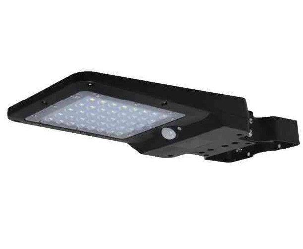 ARMATURA STRADALE LED SOLARE 8W 4000K 900LM IP65 C/PIR NERO - CFG EL109