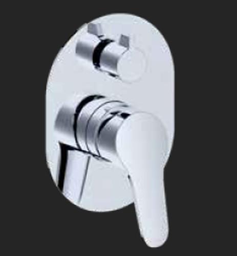 MISCELATORE DOCCIA INCASSO CON DEVIATORE TIMELESS - TCOM TDOC410
