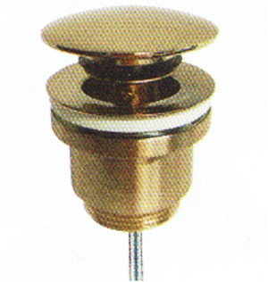 PILETTA CLICK CLACK DA 1"1/4 TONDA UNIVERSALE BRONZO - TCOM DPCUBR
