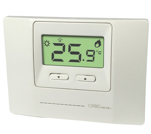 TERMOSTATO DIGITALE DA PARETE NEO ML+ BIANCO - ORB OB324400