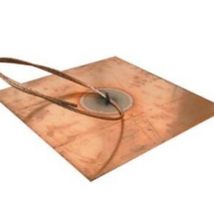 DISPERSORE A PIASTRA IN RAME CON CORDA RAME NUDA 500X500X3 - SEM 0330/R3