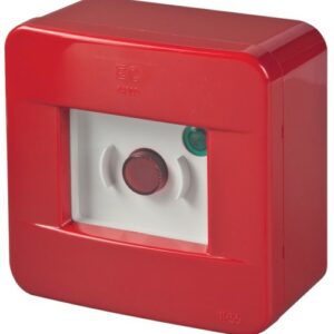 CENTRALINO EMERGENZA FRANGIBILE 118X118X67MM IP55 PULS.ROSSO - ETN EC64202