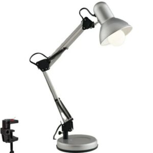 LAMPADA DA LETTURA ARCHITETTO 1XE27 15X60CM SILVER - F.EU LDT033ARC-SILVER
