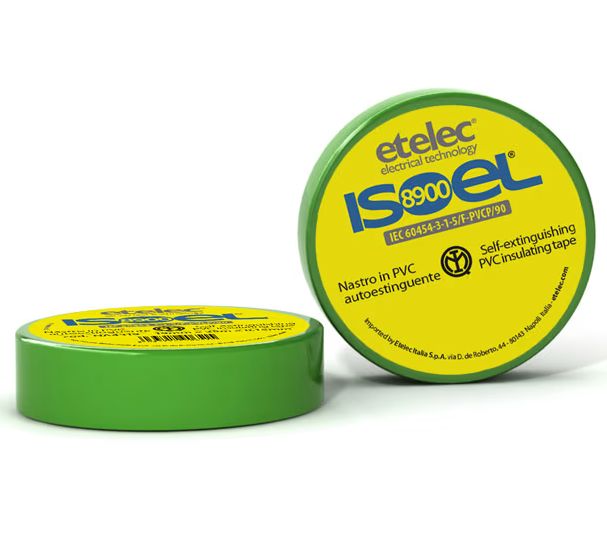 NASTRO ISOLANTE 19X25 IMQ VERDE - ETL NA8719