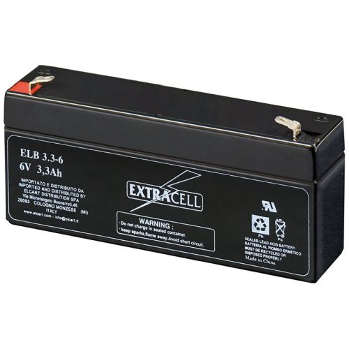 BATTERIA 6V 3,3HA AL PIOMBO - ERT 300450500