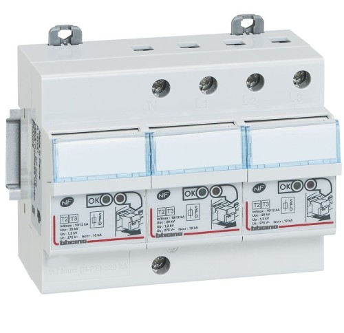 BTDIN - SCARICAT. SOVRAT. FUSE 3P+N IN10KA - BTI F10HP4