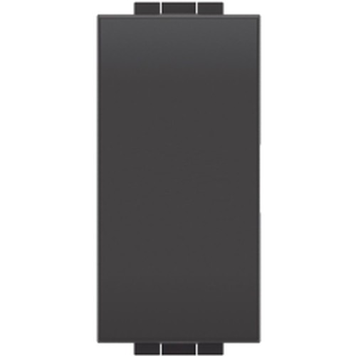 LL - DOPPIO PULSANTE 1P NO 10A ANTRACITE - BTI L4036N