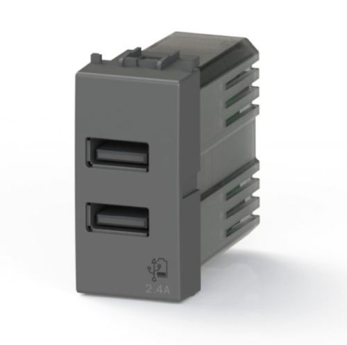 USB 2.4 VIMAR ARKE' GRIGIO - 4BX 4B.V19.USB.24