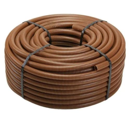 TUBO FLESSIBILE CORRUGATO D.25 MARRONE MT50 - ETN ECTC1525M