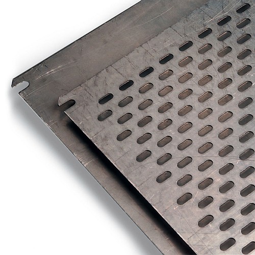 PIASTRA DI FONDO CIECA IN ACCIAIO ZINC. 400X578MM X ATLANTIC - CHT CHT27002
