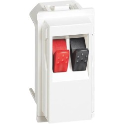 L.NOW - CONNETTORE ALTOPARLANTE HOME CINEMA BIANCO - BTI KW4294
