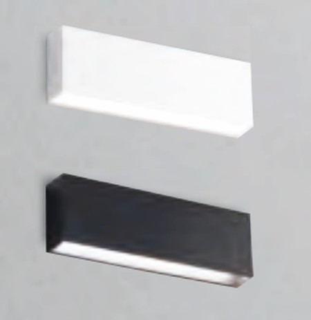 APPLIQUE LED DA PARETE 6W 4000K IP65 230X80X27MM BIA. ANTRAC - ISY 304