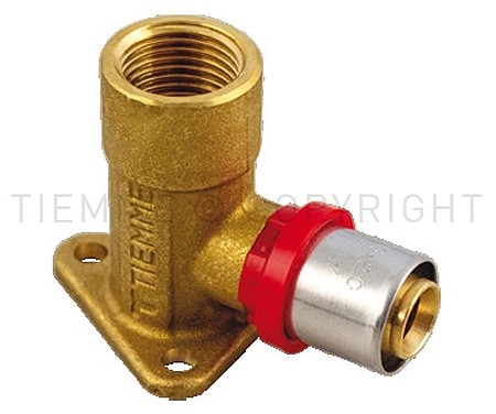 1656 RAC FLANGIA H52 A PRESS TUBO AL-PEX D.20X2,0-3/4" - TIE 1651045