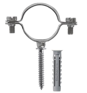 COLLARINO D.20 BUSTA 10PZ CZV CON VITE E TASSELLO SX - FIS 00562020