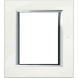 AXOLUTE - PLACCA 3+3P BIANCO LIMOGES - BTI HA4826BG