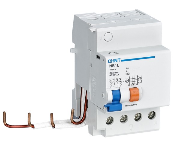 BLOCCO DIFFERENZIALE NB1L-63 4P 50/63A 100MA TIPO AC - CHT 198432