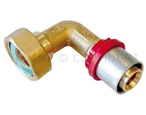1660BP RAC CURVO CON GIRELLO E GUARNIZ. PIANA D.26×3,0-1" - TIE 1651034