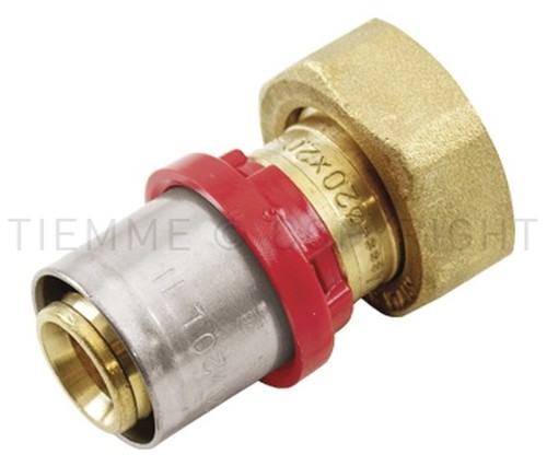 1668 RAC DIRITTO CON GIRELLO A PRESS ATT. 1/2"X16 - TIE 1650077