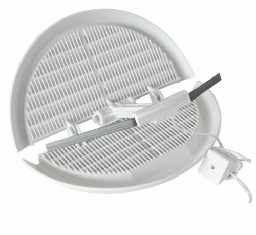 GRIGLIA PIEGHEVOLE IN PLASTICA BIANCA D.140 - DIA 411629B140