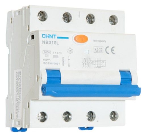 INTERRUTTORE M/T DIFFERENZIALE 3P+N 25A 300MA 6KA C TIPO A - CHT 255673