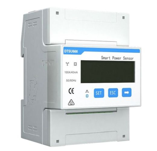 CONTATORE ENERGIA TRIFASE 100A40MA AC 400V C/TA DTSU666-KH-4 - CHT 91026