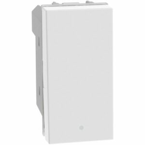 MATIXGO - PULSANTE 1P NO NC 10A BIANCO - BTI JW4034