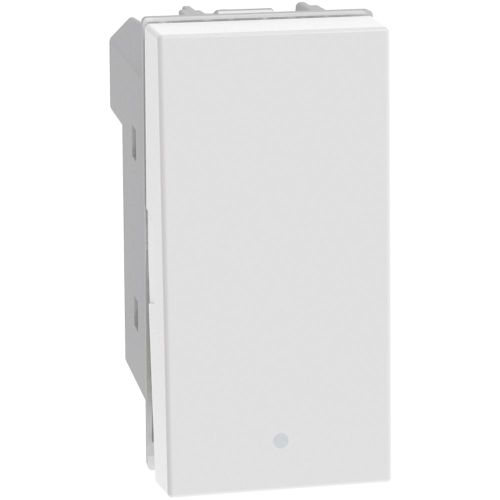 MATIXGO - PULSANTE 1P NO NC 10A BIANCO - BTI JW4034