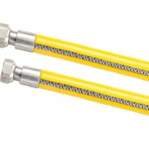 FLESSIBILE ACCIAIO GAS CUCINA F-F 1/2" 50CM - DBR EUG0500