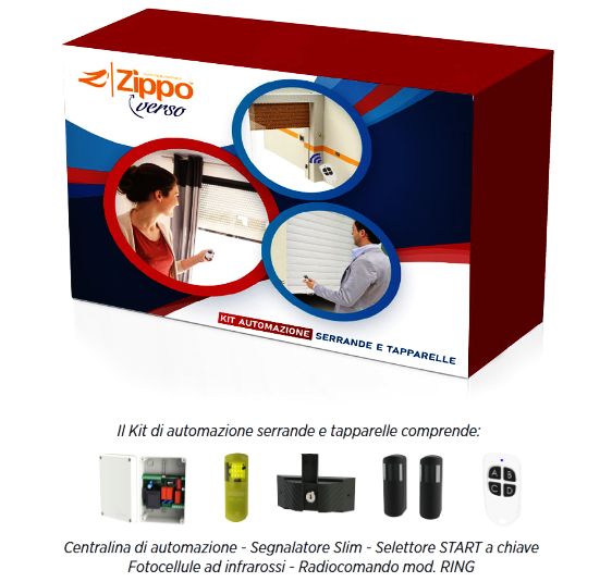 KIT AUTOMAZIONE SERRANDA - STAT-BOX VERSO.3 - ZIN 20310K