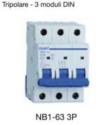 INTERRUTTORE M/T 3P 16A CURVA C 6KA - CHT 180355