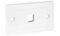 PLACCA PORTA 1 FRUTTO KEYSTONEPER 503 ORIZ 4NET - 4PW PL503W1O