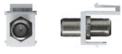 PRESA KEYSTONE CONNETTORE TV SAT TIPO F - NUV 9130