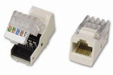 PRESA KEYSTONE TELEFONICA 6/4 RJ11 BIANCO - 4PW KK034UTPWT