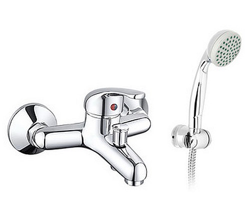 MONOCOMANDO VASCA CON DUPLEX SERIE DELFINA CROMO - DIA H235D30