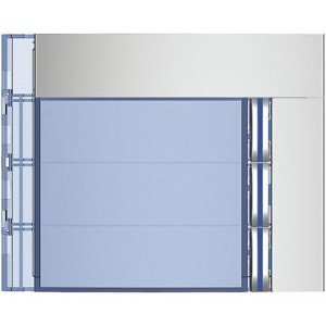 FRONTALE 3 PULSANTI ALLMETAL - BTI 352031