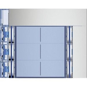 FRONTALE 6 PULSANTI DOPPIA FILA ALLMETAL - BTI 352161