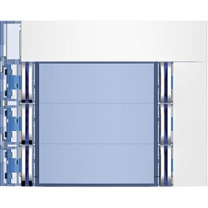 FRONTALE 6 PULSANTI DOPPIA FILA ALLWHITE - BTI 352162