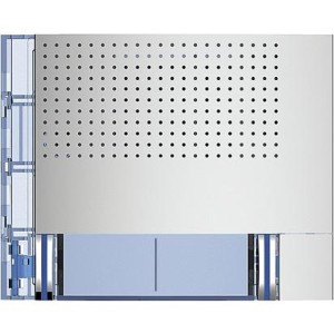 FRONTALE PORTER BASE 2 PULSANTI DOPPIA FILA ALLMETAL - BTI 351041