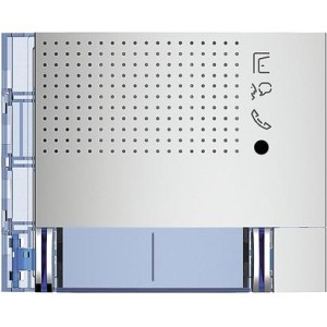 FRONTALE MODULO FONICO 2PULS. C/ COLONNA DOPPIA FIN. ALLUM. - BTI 351141