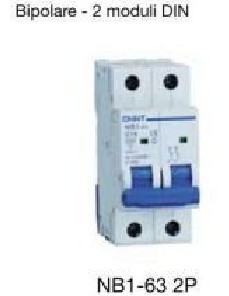 INTERRUTTORE M/T 2P 63A CURVA C 6KA - CHT 180347