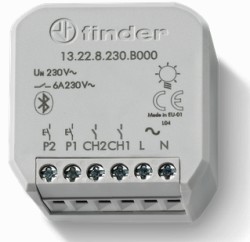 RELE' MULTIFUNZIONE 2CH BLE INCASSO EU - FIN 13228230B000